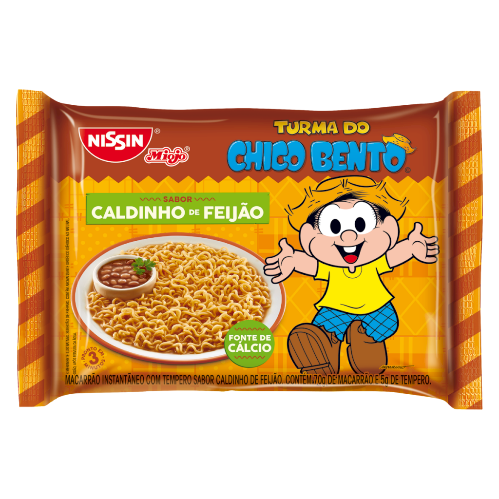 15284 - LAMEN TURMA CHICO BENTO 75G C.FEIJAO (MÍNIMO 10 UNI)