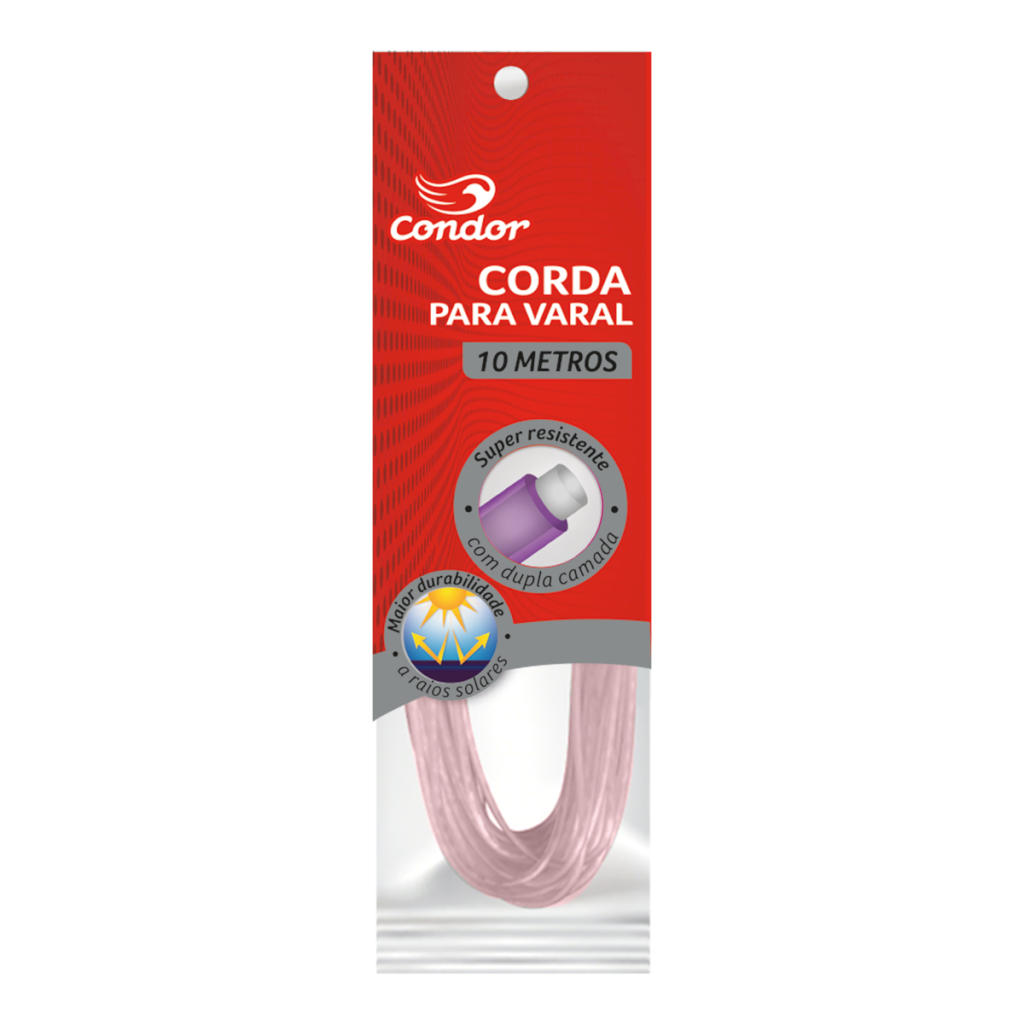 10667 - CORDA P/VARAL RESISTENTE 10M(1250) (MÍNIMO 6 UNI)