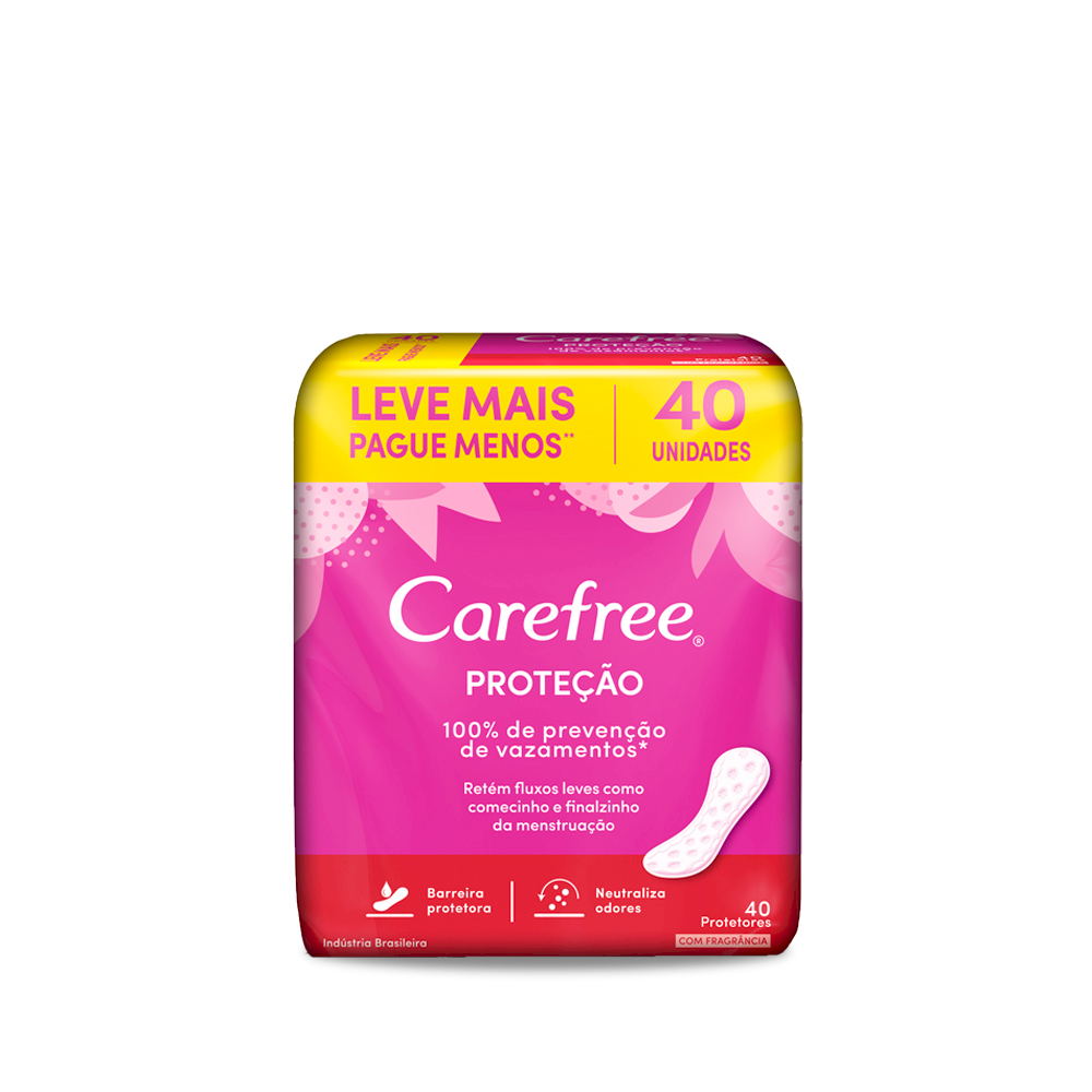 12977 - CAREFREE 40UN LV+PG- PROT.C/FRAGRANC.