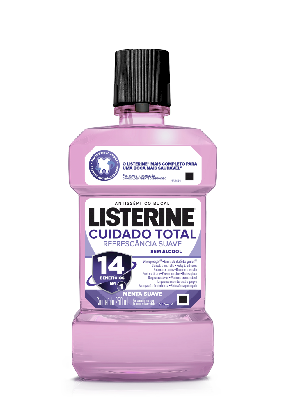 LISTERINE CUID.TOTAL ZERO S/ ALC (250ml OU 500ml)