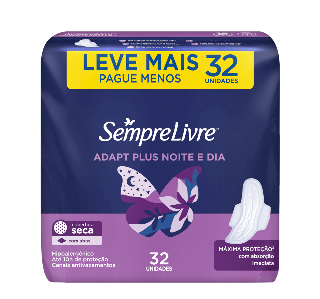 13661 - S.LIVRE N/DIA SECA 32UN LV+PG-C/ABAS (MÍNIMO 3 UNI)