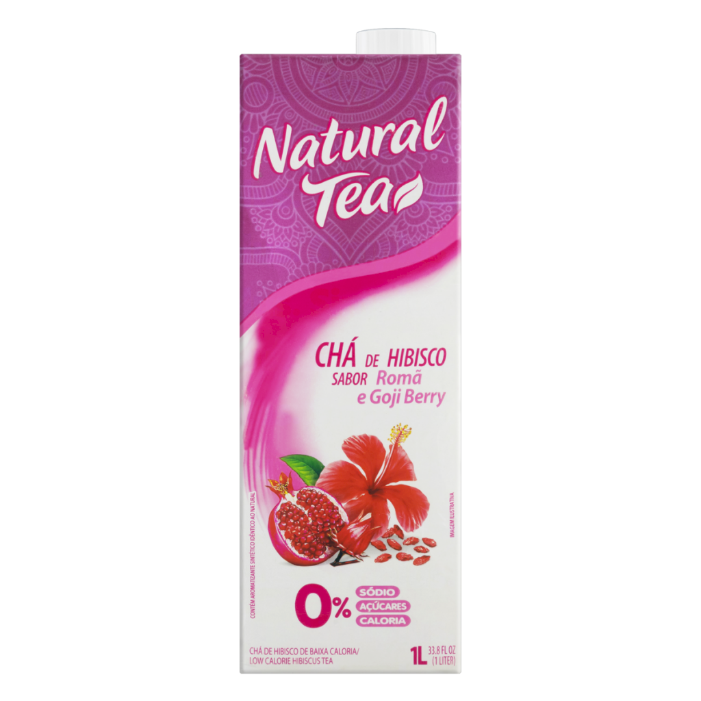 4390 - NATURAL TEA 1L C.HIB.ROMA/GOJI BERRY (MÍNIMO 6 UNI)