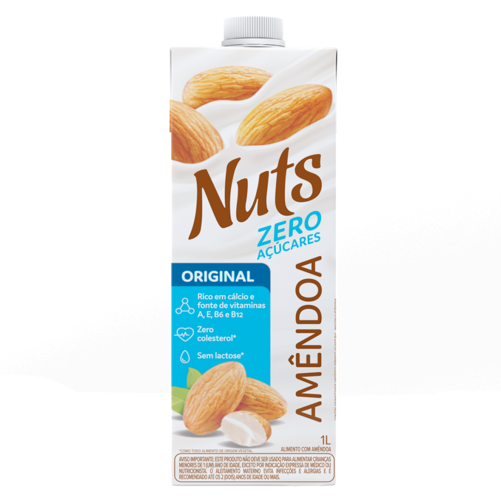 4412 - NUTS ORIGINAL ZERO ACUCAR 1L AMENDOA (MÍNIMO 6 UNI)