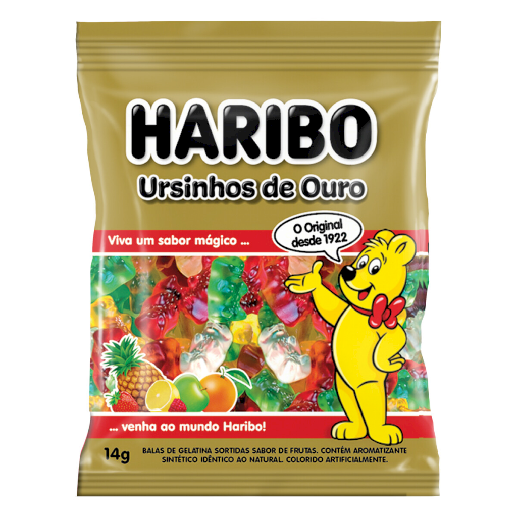 2642 - PROMOÇÃO B.GELATINA 14G URSINHOS DE OURO SOMENTE DP C/12 UNID.