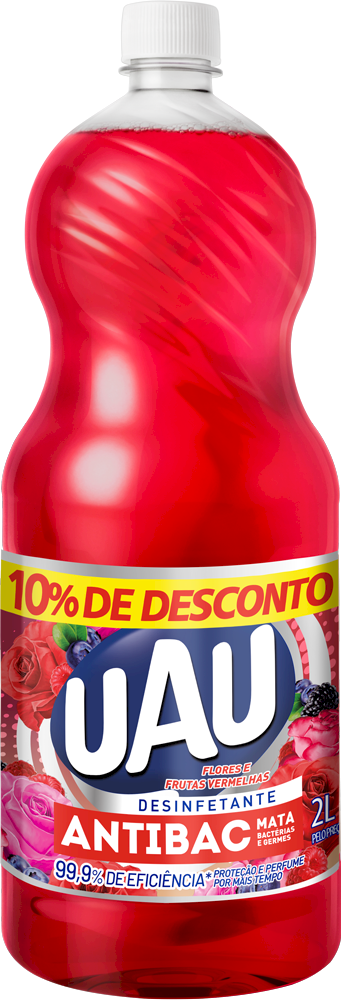 16553 - PROMOÇÃO UAU DESINF.ANTIB.2L FLOR/FRUT 10%DES
