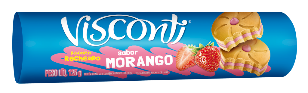 24590 - RECHEADOS 125G MORANGO (MÍNIMO 8 UNI)
