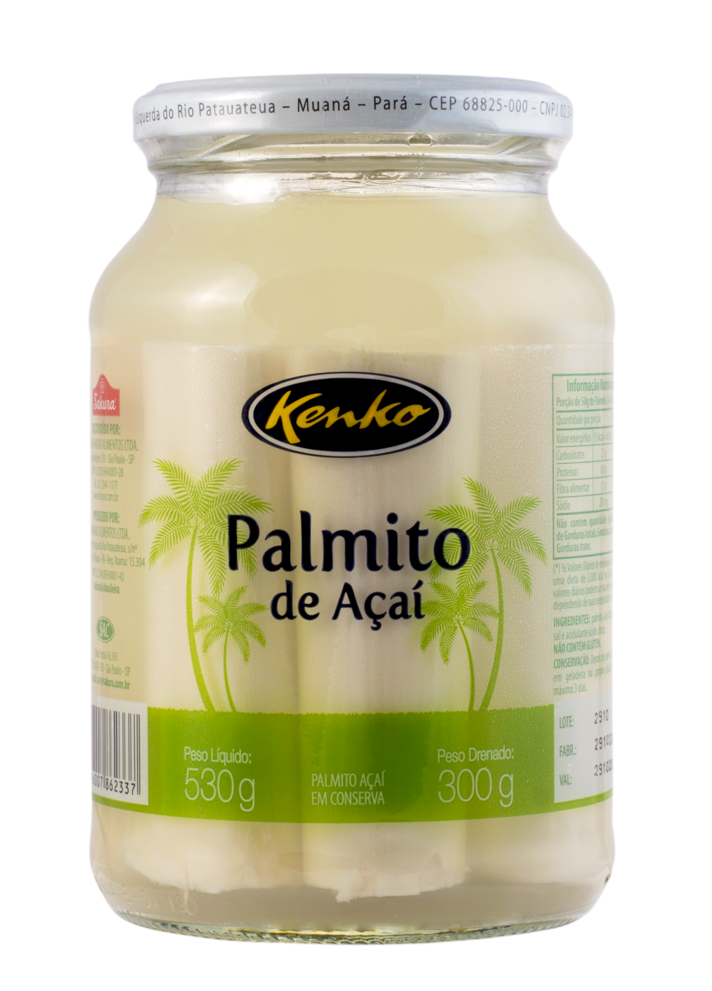 3587 - KENKO PALMITO 300G ACAI (MÍNIMO 3 UNI)