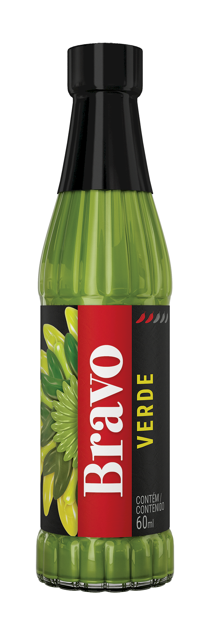 3727 - BRAVO M.PIMENTA 60ML VERDE(VD) (MÍNIMO 6 UNI)