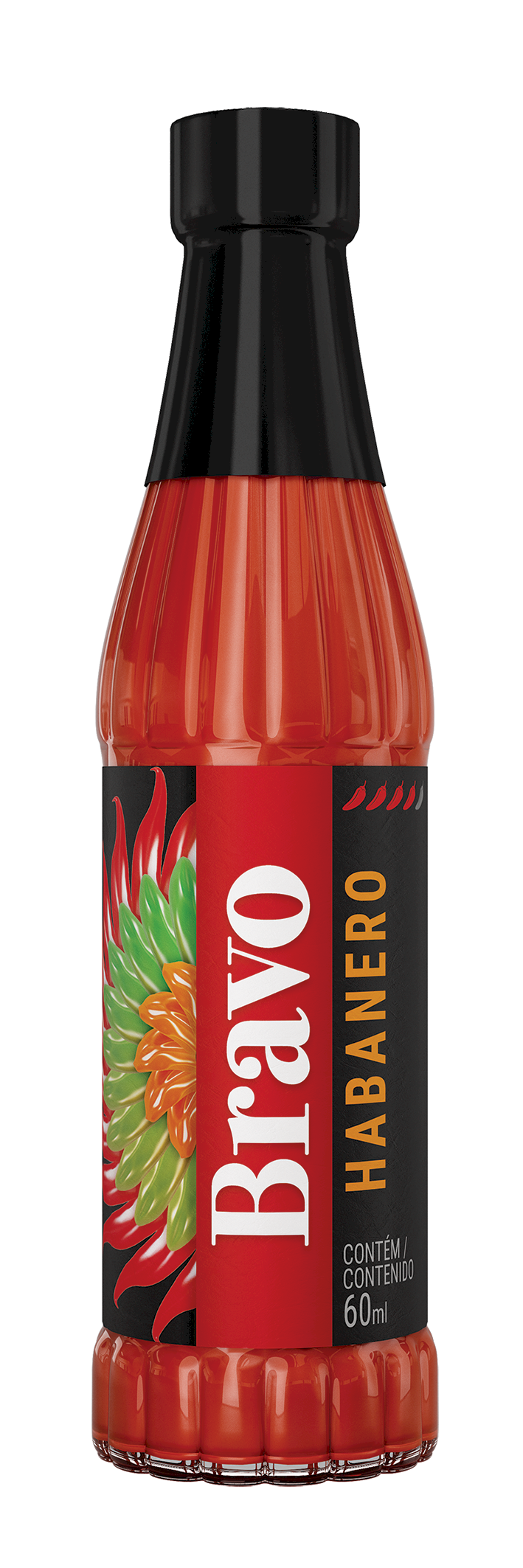 3748 - BRAVO M.PIMENTA 60ML HABANERO (VD) (MÍNIMO 6 UNI)