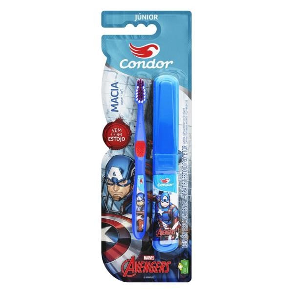 10756 - ESCOVA DENTAL JR AVENGERS MACIA(ESTOJO)