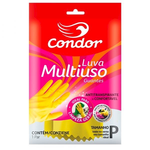 LUVAS MULTIUSO P, M OU G (EMBALAGEM C/ 6 UNI)