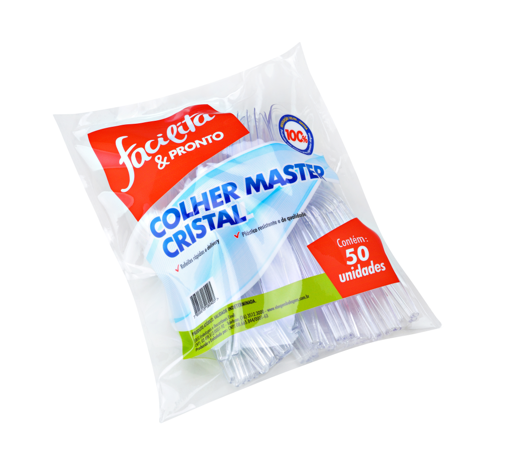 20627 - FAC COLHER MASTER CRISTAL 50UNI (EMB C/ 5)