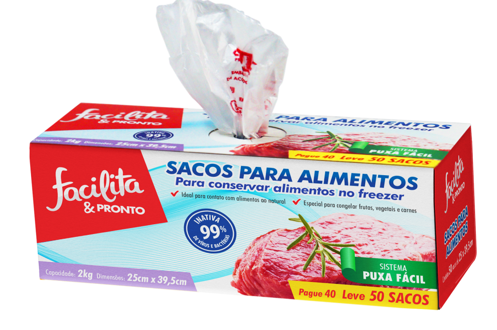 20600- SACOS P/ALIMENTOS 2KG (LV50PG40) (EMB. C/ 8)
