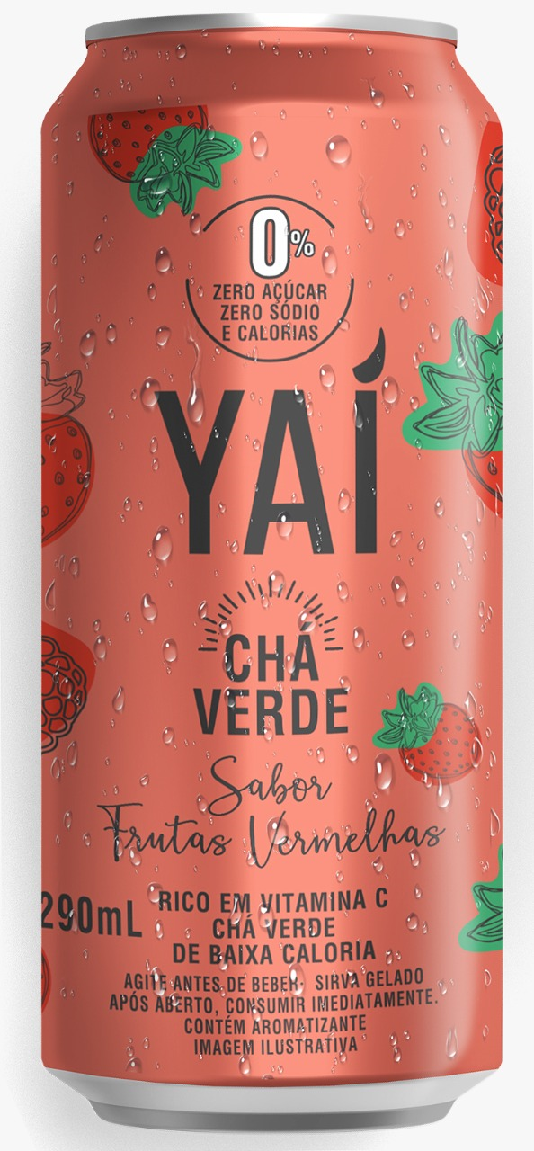 16047 - CHA VERDE 290ML FRUTAS VERMELHAS (MÍNIMO 6 UNI)