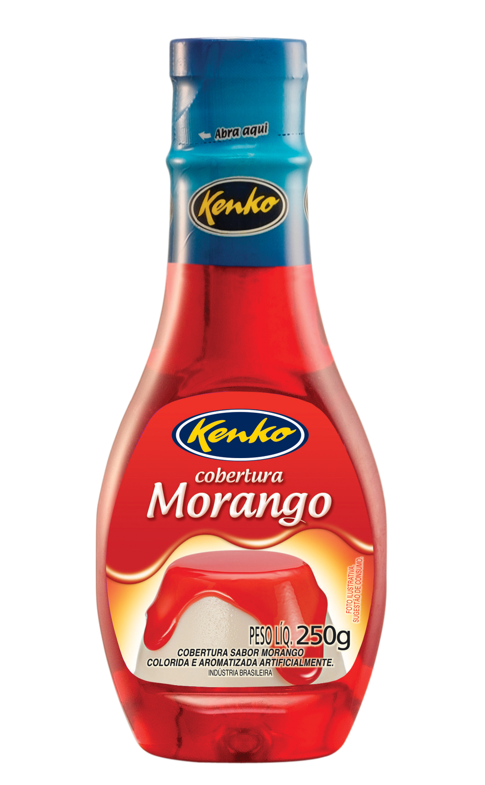 3695 -  COBERTURA 250G MORANGO (MÍNIMO 6 UNI)