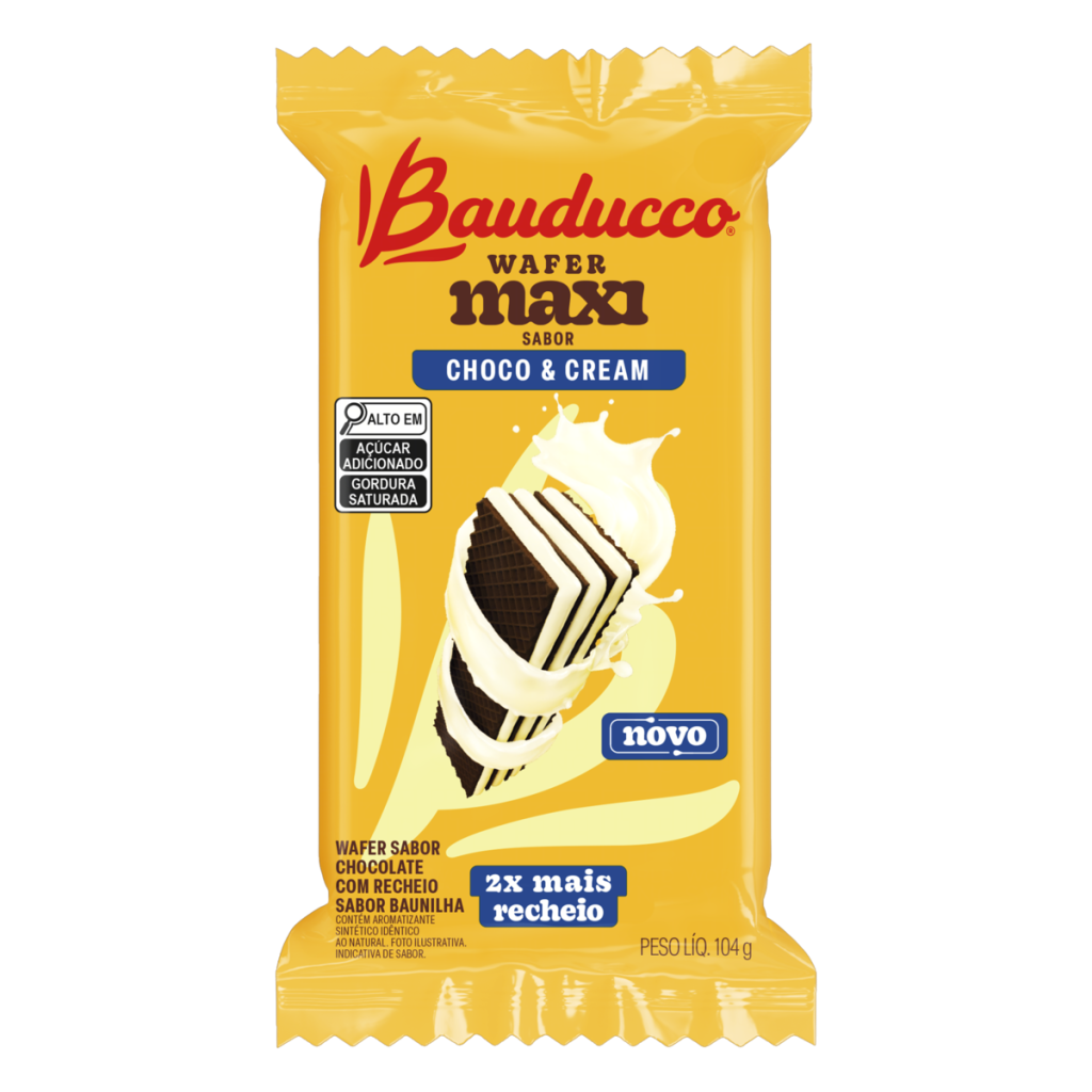 24622- WAFER 117G MAXI CHOCO CREAM 104G (MÍNIMO 12 UNI)
