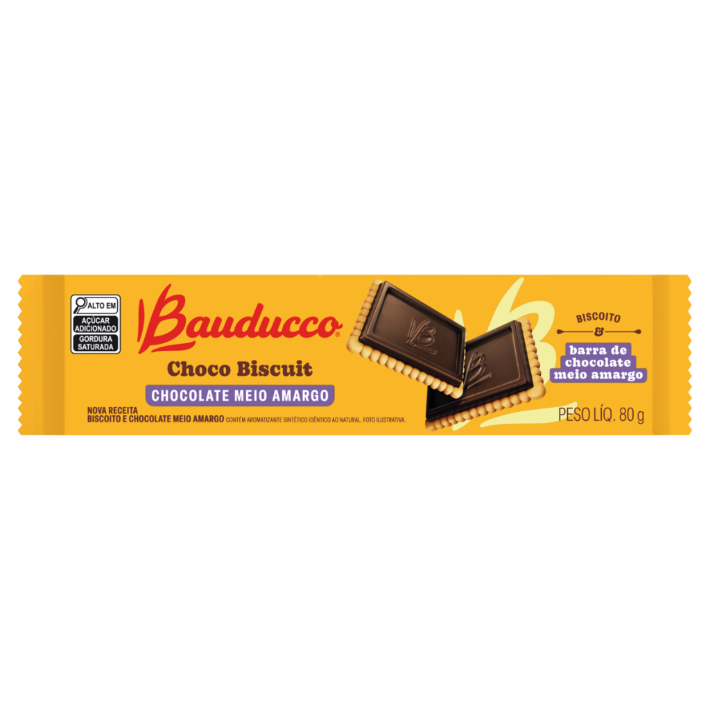 24542 - PROMOÇAO CHOCO BISCUIT 80G MEIO AMARGO (MÍNIMO 8 UNI)