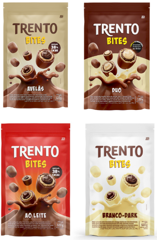 PROMOÇÃO TRENTO BITES SABORES 120G (SOMENTE PACOTE C/ 10 UNI)