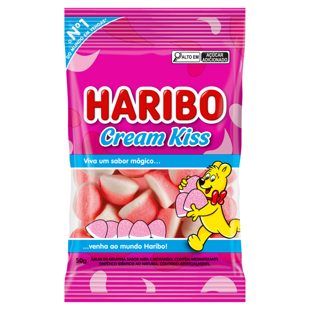 2679 - BALA GELATINA 50G CREAM KISS (MÍNIMO 6 UNI)