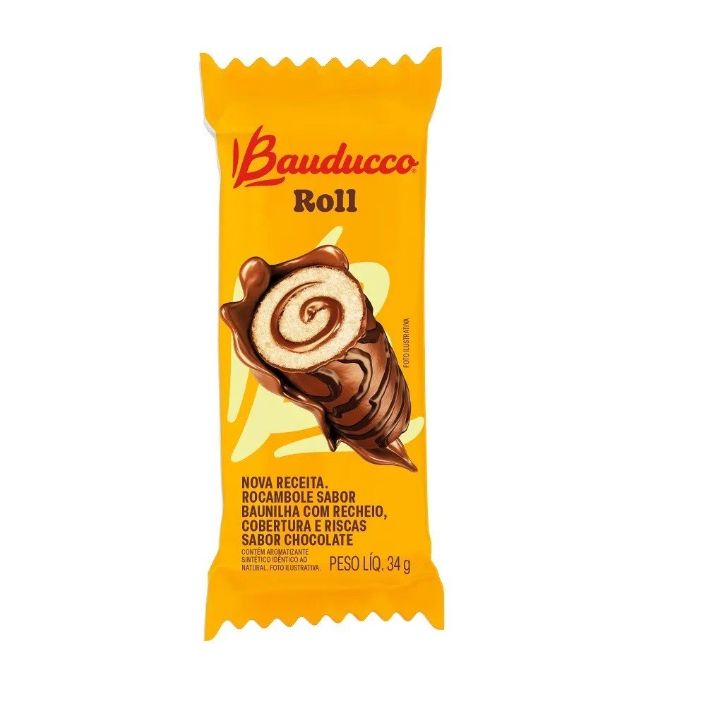 7363 - ROLL CAKE 34G CHOCOLATE (MÍNIMO 15 UNI)