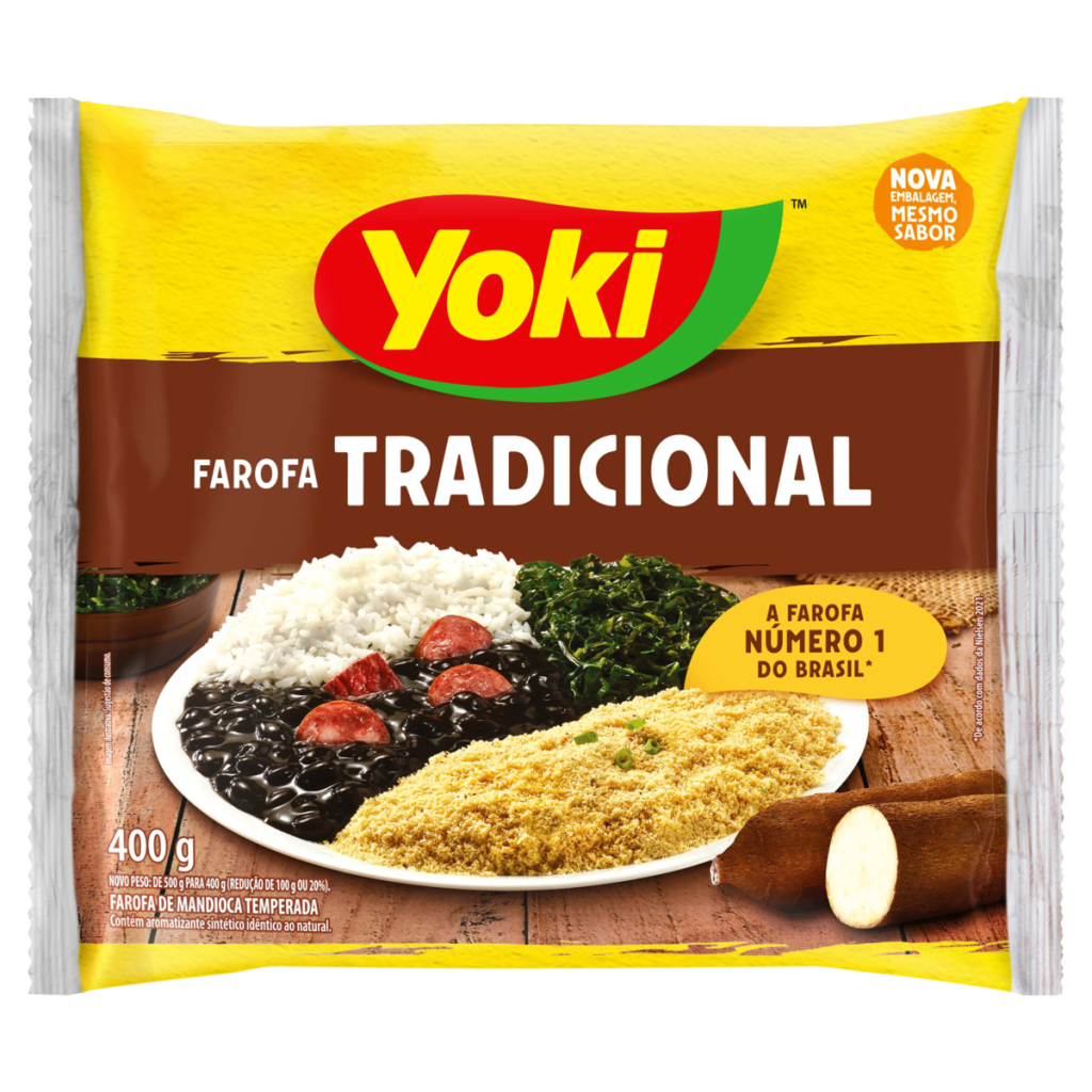 26589 - YOKI FAROFA 400G TRADICIONAL (mínimo 6 unid.)
