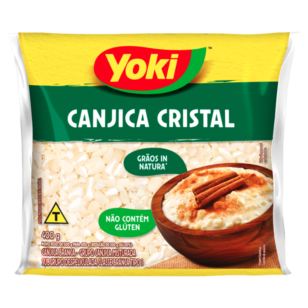 26571 - YOKI CANJICA CRISTAL 400G (mínimo 4 unid.)