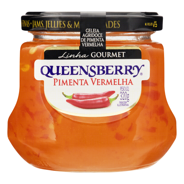 17252 - GELEIA 320g GOURMET PIMENT. VERMELHA (MÍNIMO 3 UNI)