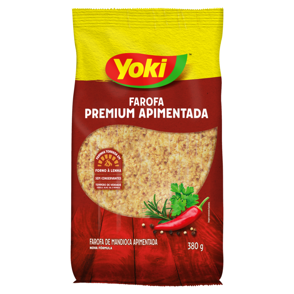 26587 -  YOKI FAROFA PREMIUM 380G APIMENTADA (mínimo 5 unid)
