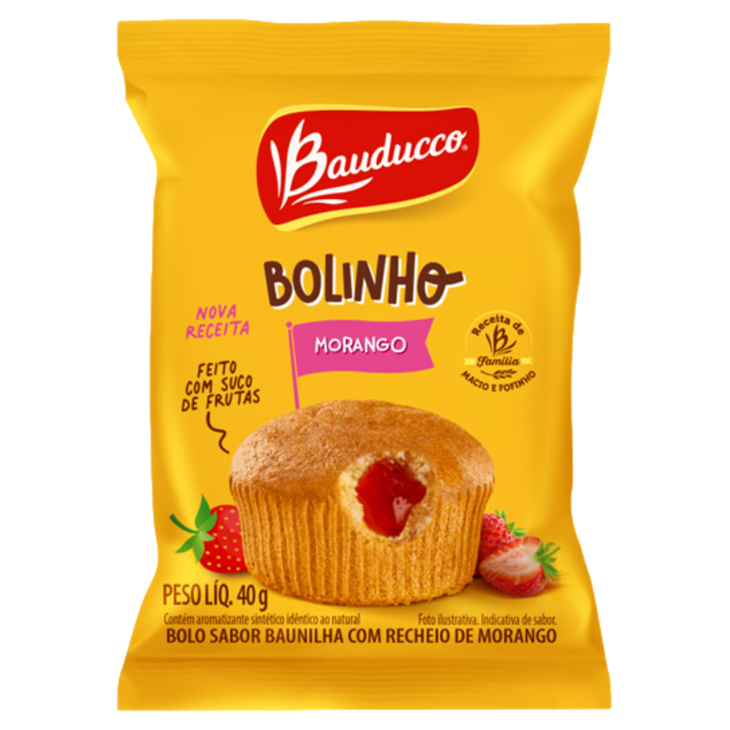 24522 - BOLINHO 40G MORANGO (MÍNIMO 16 UNI)