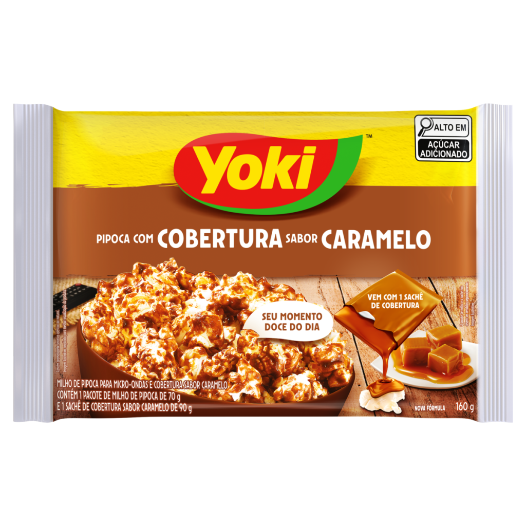 26610 - YOKI PIPOCA MICROOND.160G CARAMELO (MINIMO 6 UNID)