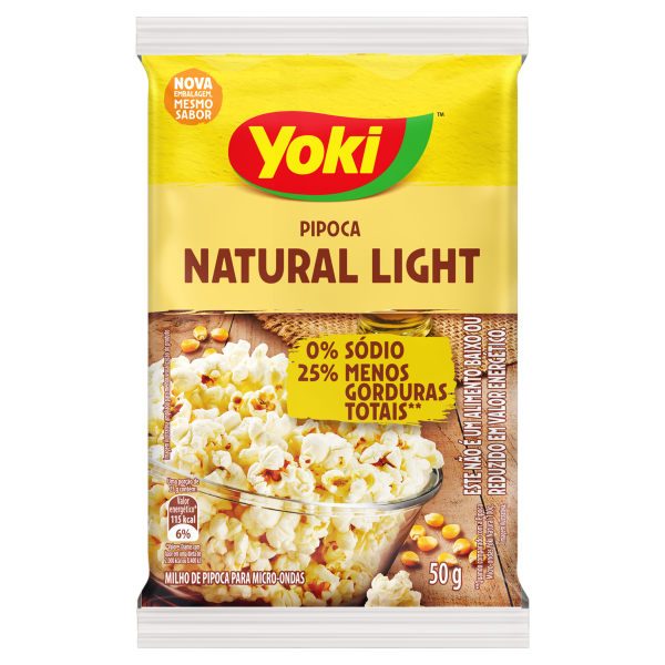 26603 - YOKI PIPOCA MICROOND.50G NATUR (MINIMO 6 UNID)