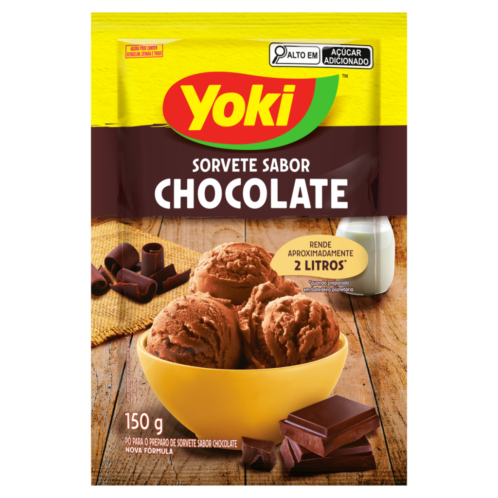 26641 - PO PARA SORVETE 150G CHOCOLATE (MINIMO 6 UNID)