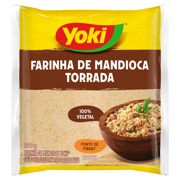 26677 - YOKI FARINHA DE MANDIOCA 500G TORRADA (minimo 6 unids)