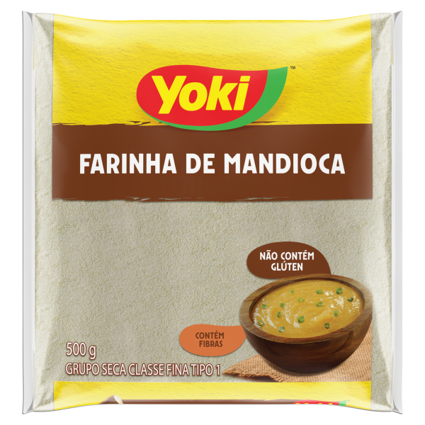 26678 - YOKI FARINHA DE MANDIOCA 500G (minimo 6 unidades)