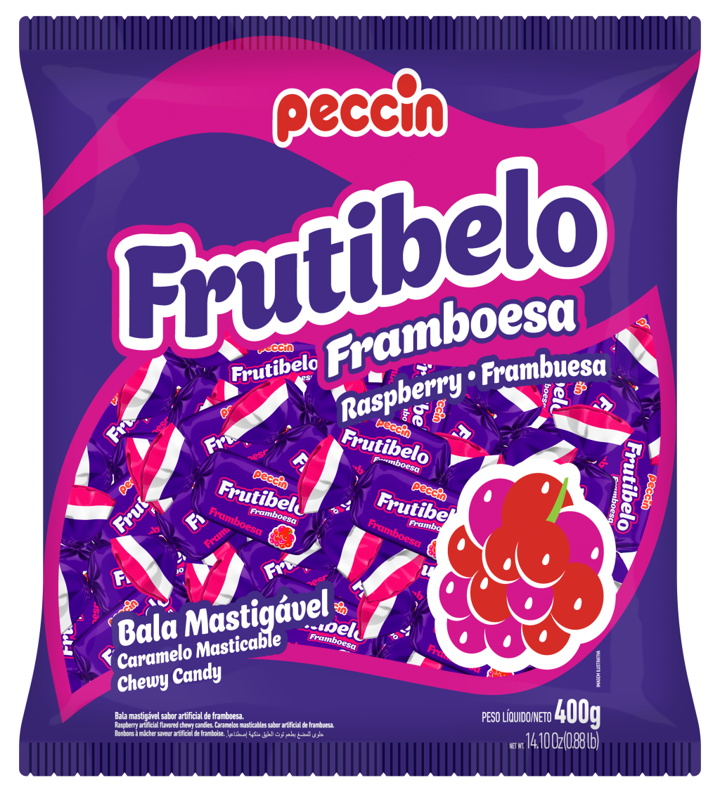 1418- BALA FRUTIBELO FRAMBOESA 400G 