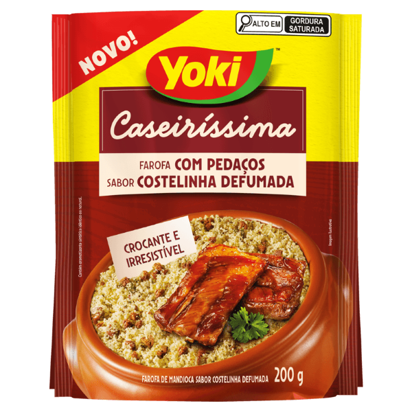 26681 - FAROFA 200G C/PED.SABOR COSTEL. ( minimo 6 unid)