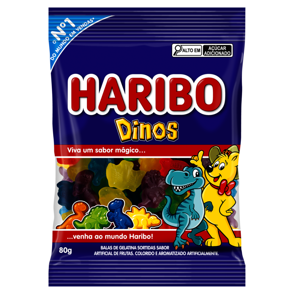 2680 - BALA GELATINA 80G DINO (MULTIPLO 6 UNI)