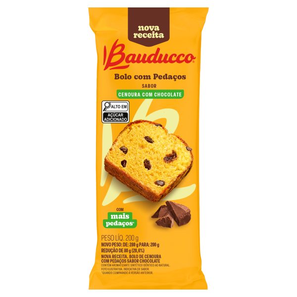 24712 - BOLO CENOURA COM CHOCOLATE 200G (MÍNIMO 5 UNI)