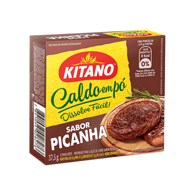 26717 - KITANO CALDO EM PO 37,5G PICANHA (minimo 6unid)