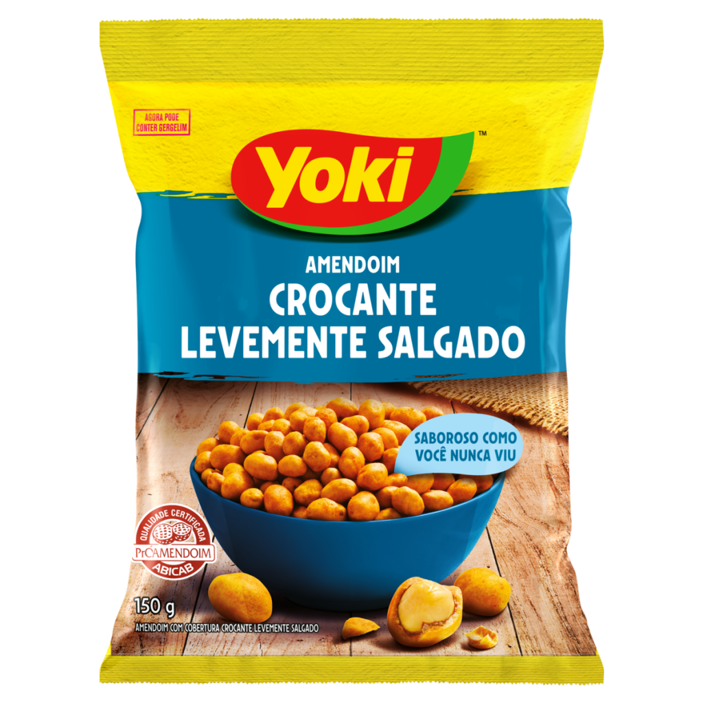 26626 - AMENDOIM CROC. 150G LEVEMENTE SALGADA(minimo 6 unid)