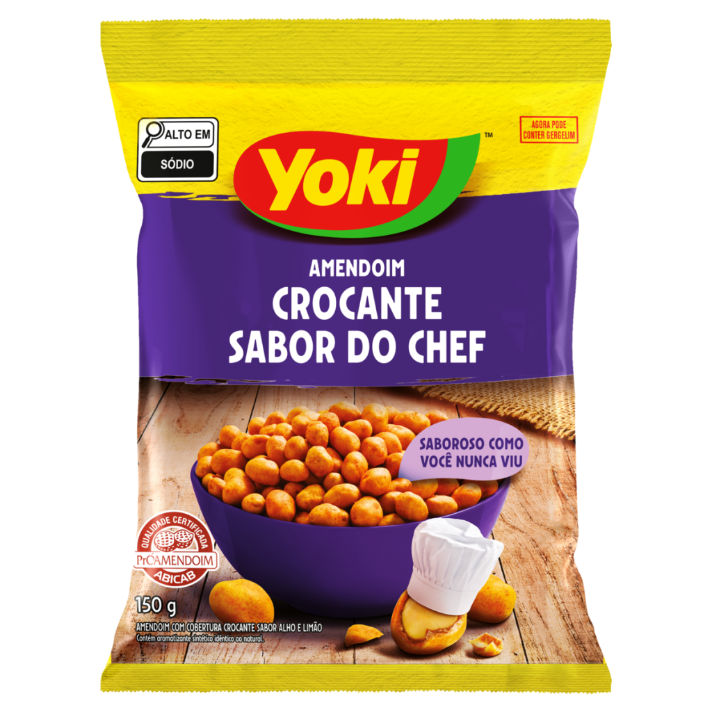 26625 - AMENDOIM SALGADO 150G SAB. DO CHEF (minimo 6 unid)