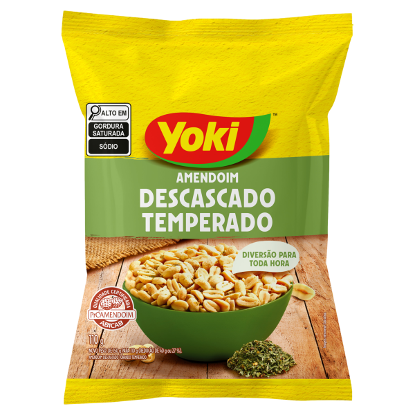 26735 - YOKI AMENDOIM DESCASCADO 110G TEMP. (minimo 5 unid)