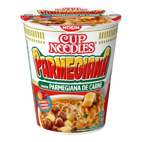 15317 - MACARRÃO NISSIN CUP NOODLES 68G PARMEGIANA (mínimo 6 unid) 
