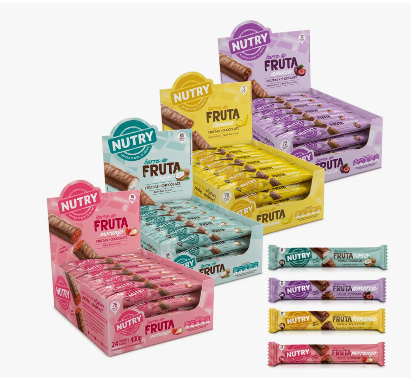 BARRA CEREAL FRUTA 19G E 20G 