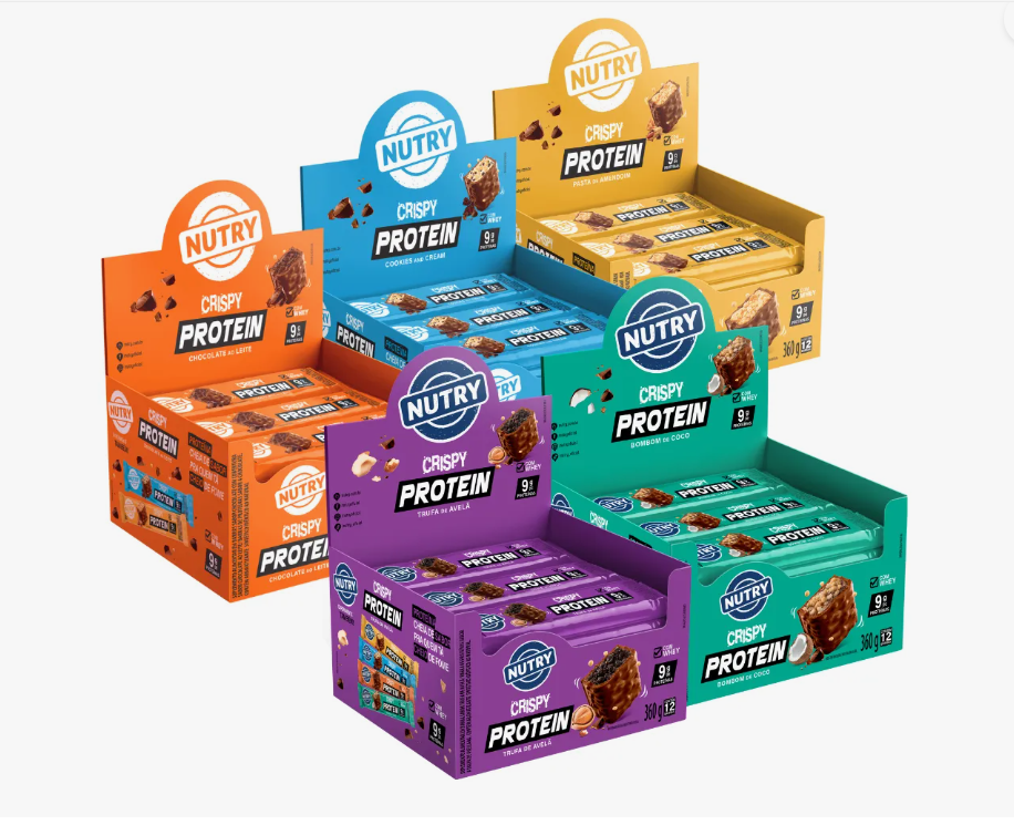 BARRINHA CRISPY PROTEIN 30g (MINIMO 12 UNID)