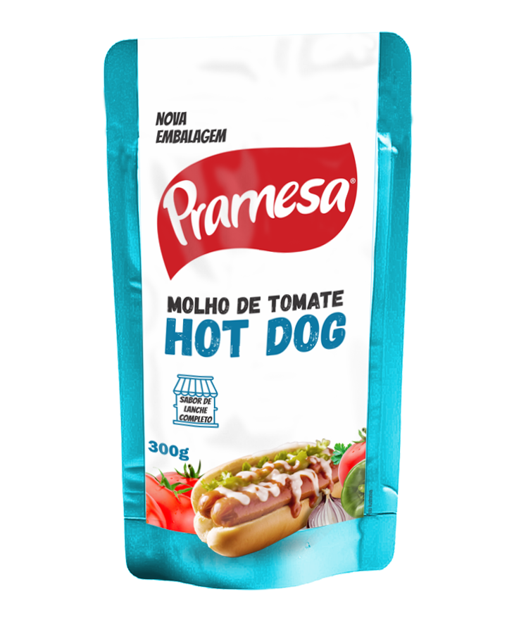 20710 - MOLHO TOMATE 300G P/HOT DOG (POUC) ( 6 UNID)
