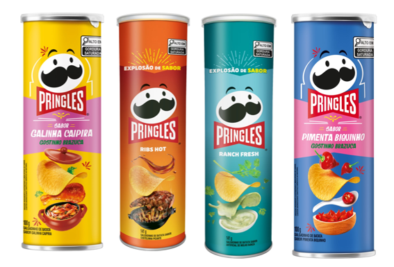 LANÇAMENTO PRINGLES NOVOS SABORES (MINIMO 6UNID)