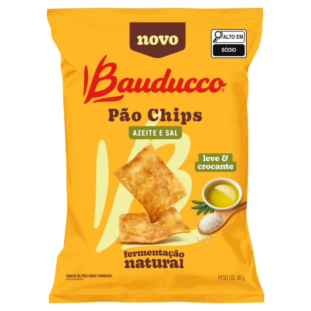 24728 - PAO CHIPS 90G AZEITE E SAL 90G (MINIMO 12 UNID)