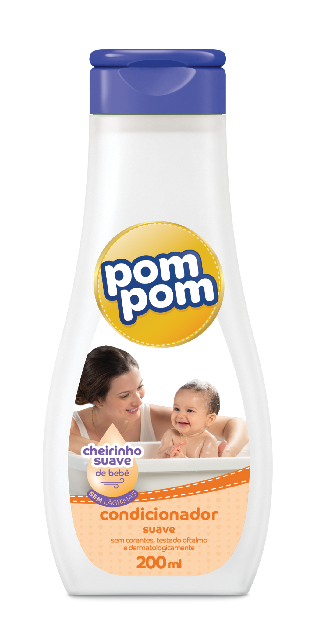 6428 - POMPOM CONDICIONADOR 200ML SUAVE (minimo 3 unidades)