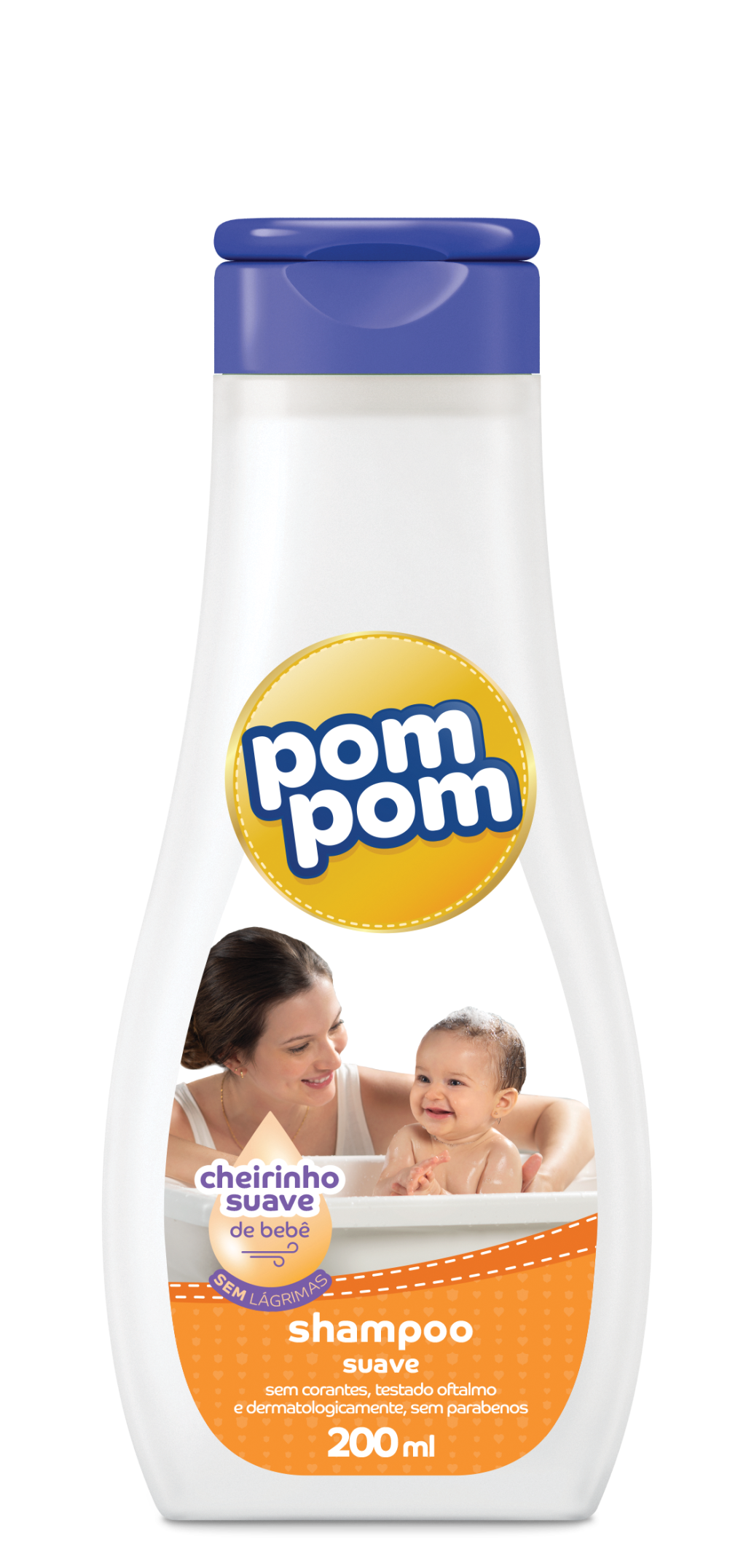 6427 - POMPOM SHAMPOO 200ML SUAVE (mínimo 3 unidades)